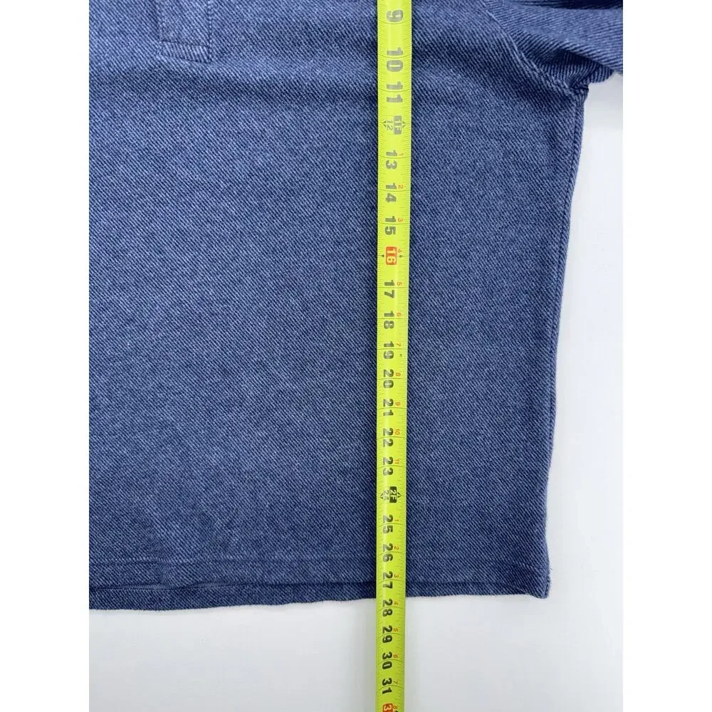 Vineyard Vines Men's Calmwater Quarter Zip Charleston Blue Size Large